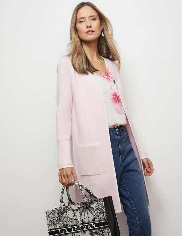 Liz Jordan Contrast Edge Cardi