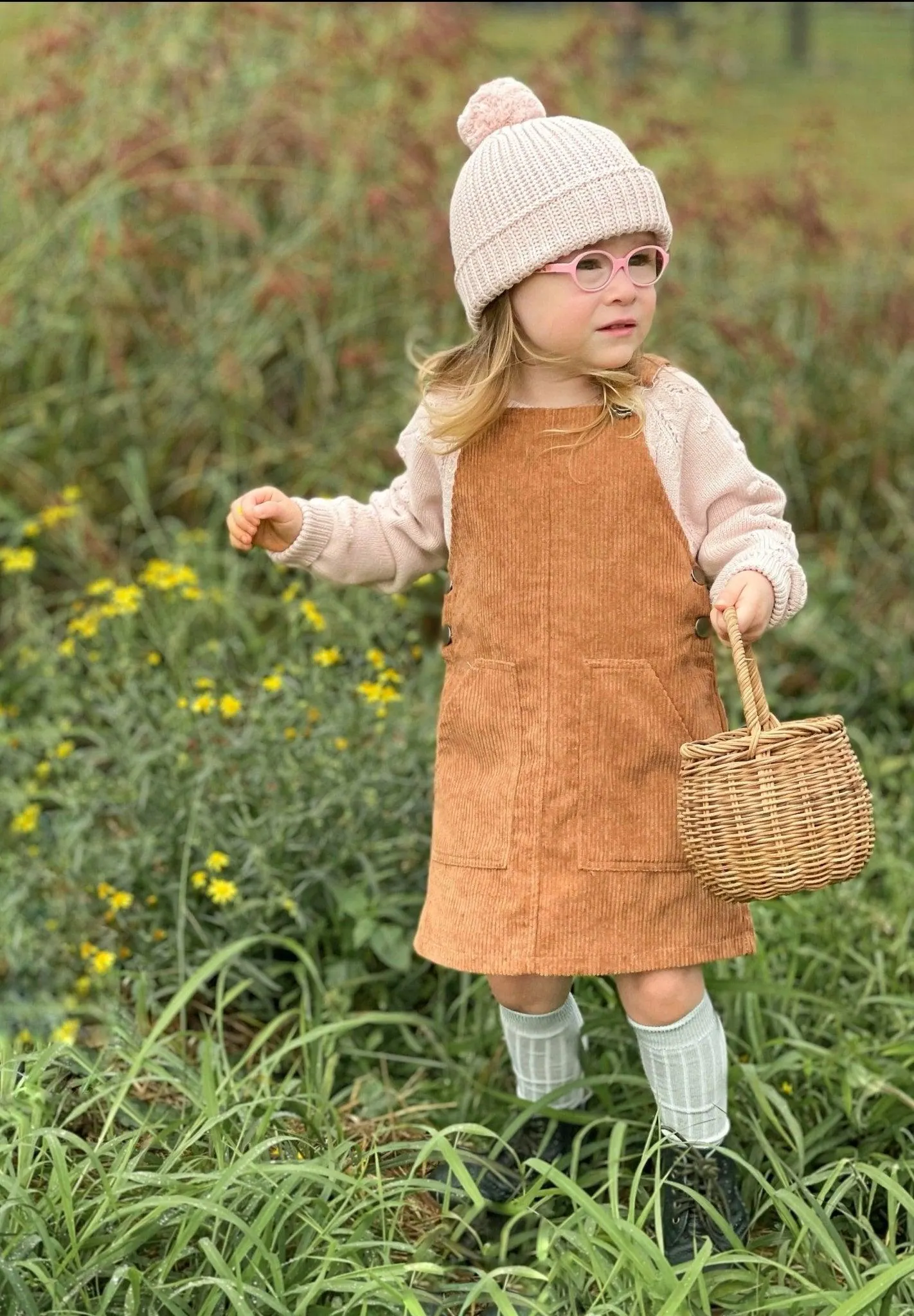 CARAMEL OVERALL DRESS