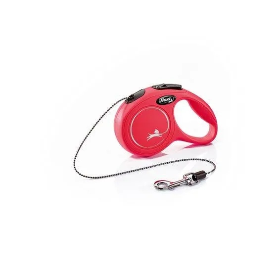 Flexi New Classic 3m Red X-small Rectractable Lead Cord