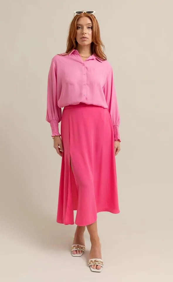 Side Split Midi Skirt