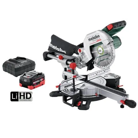 Metabo Cordless Mitre Saw 216mm with Stand 18v 5.5Ah