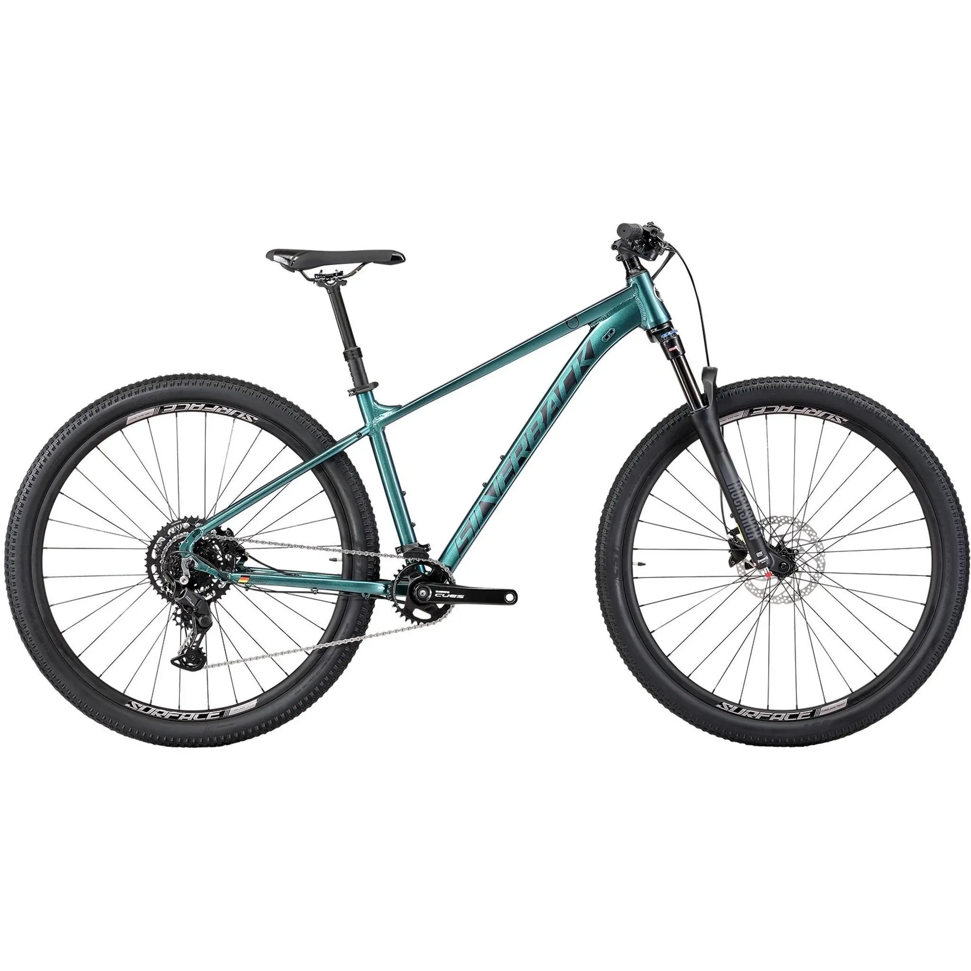 Silverback Series 9 Hardtail Mountain Bike Emerald/Blue