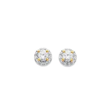 9ct Cubic Zirconia Studs