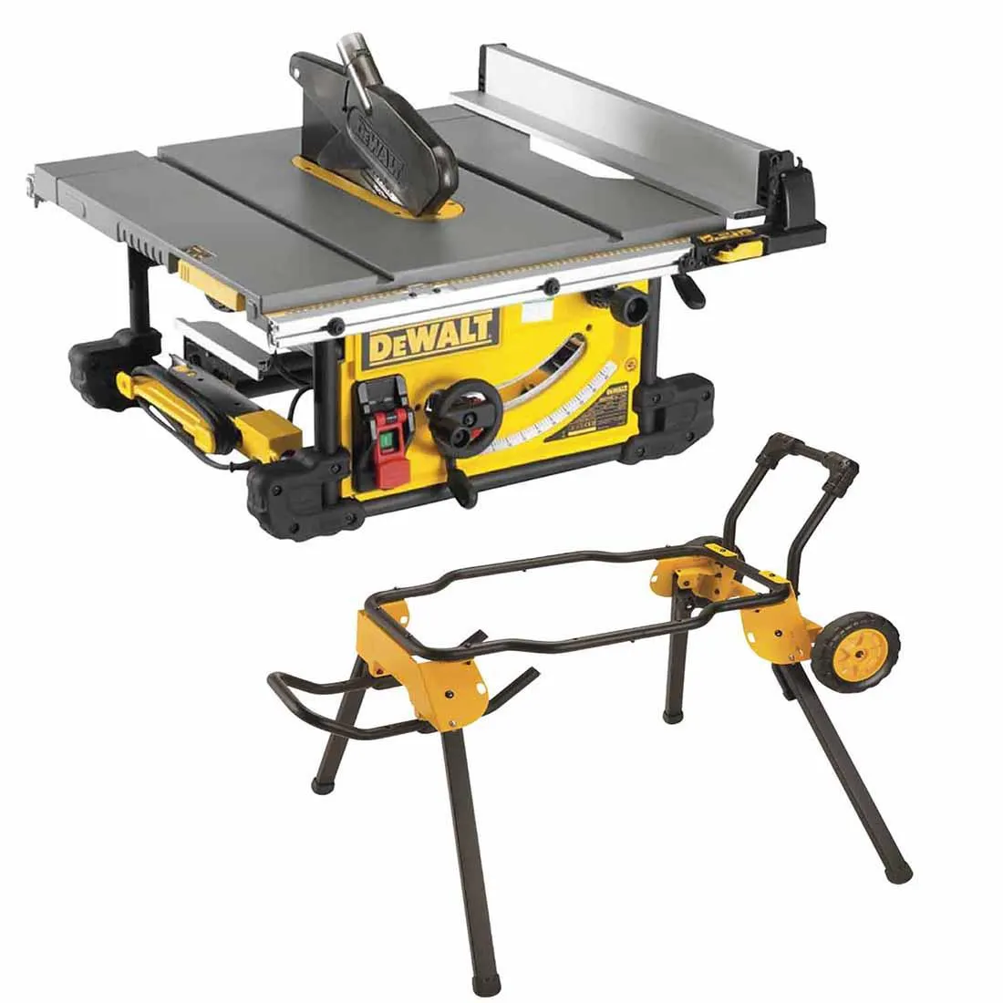 Table Saw Combo 10 Inch with Rolling Stand Combo MTS 2021 DWE7491-XE & DWE74911-XJ