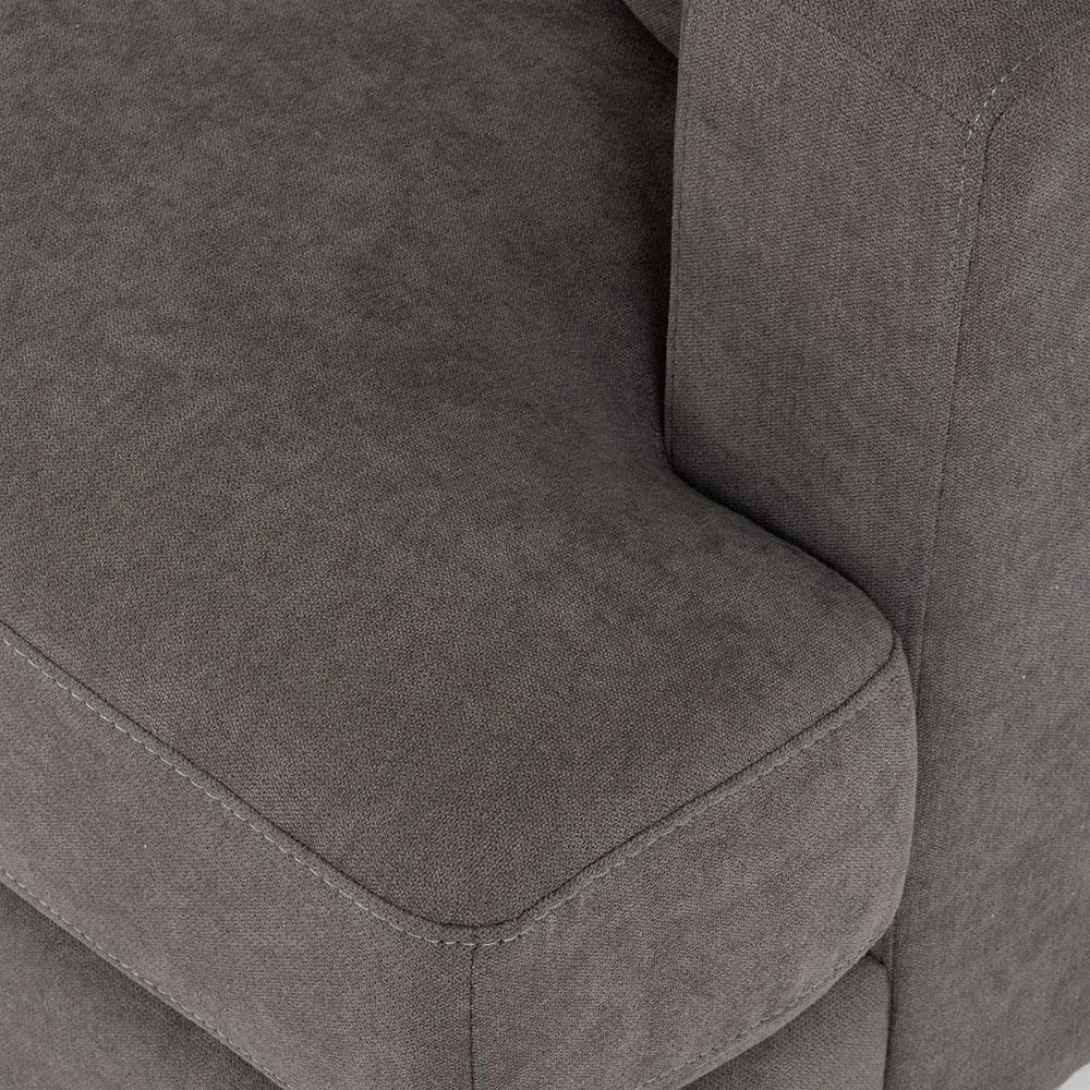Tasman Right Hand Facing Chaise Sofa, Dark Grey