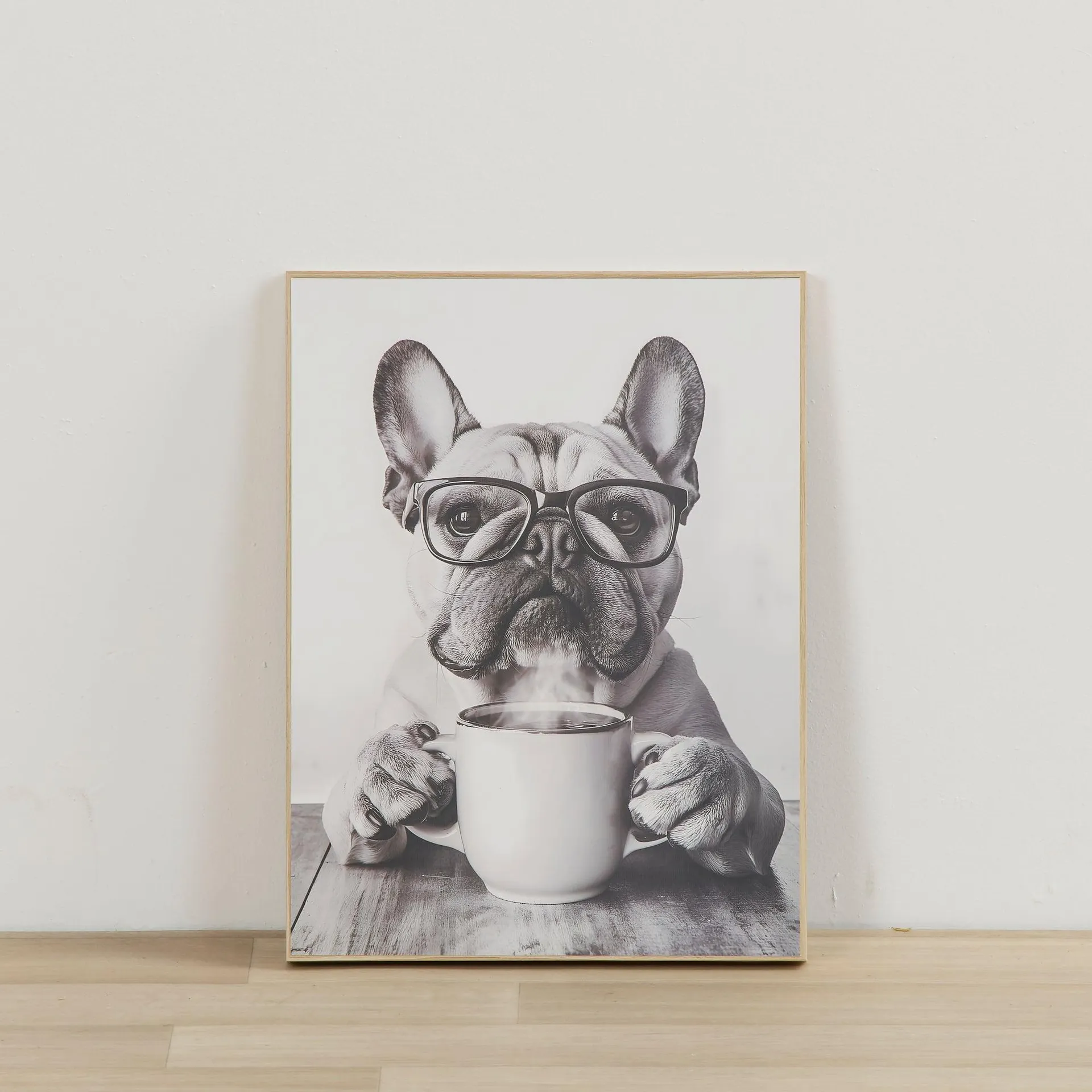 Frenchie Coffee Print