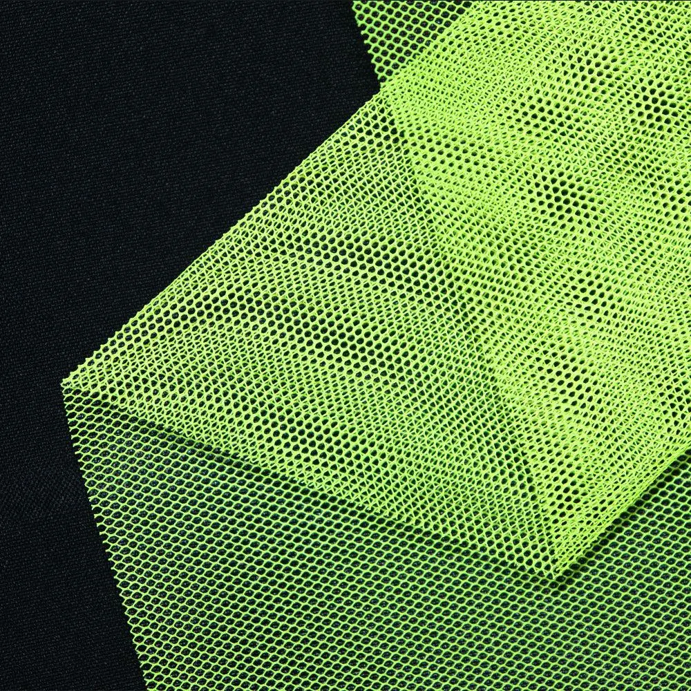 100% Polyester Netting, Fluro Yellow- Width 140cm