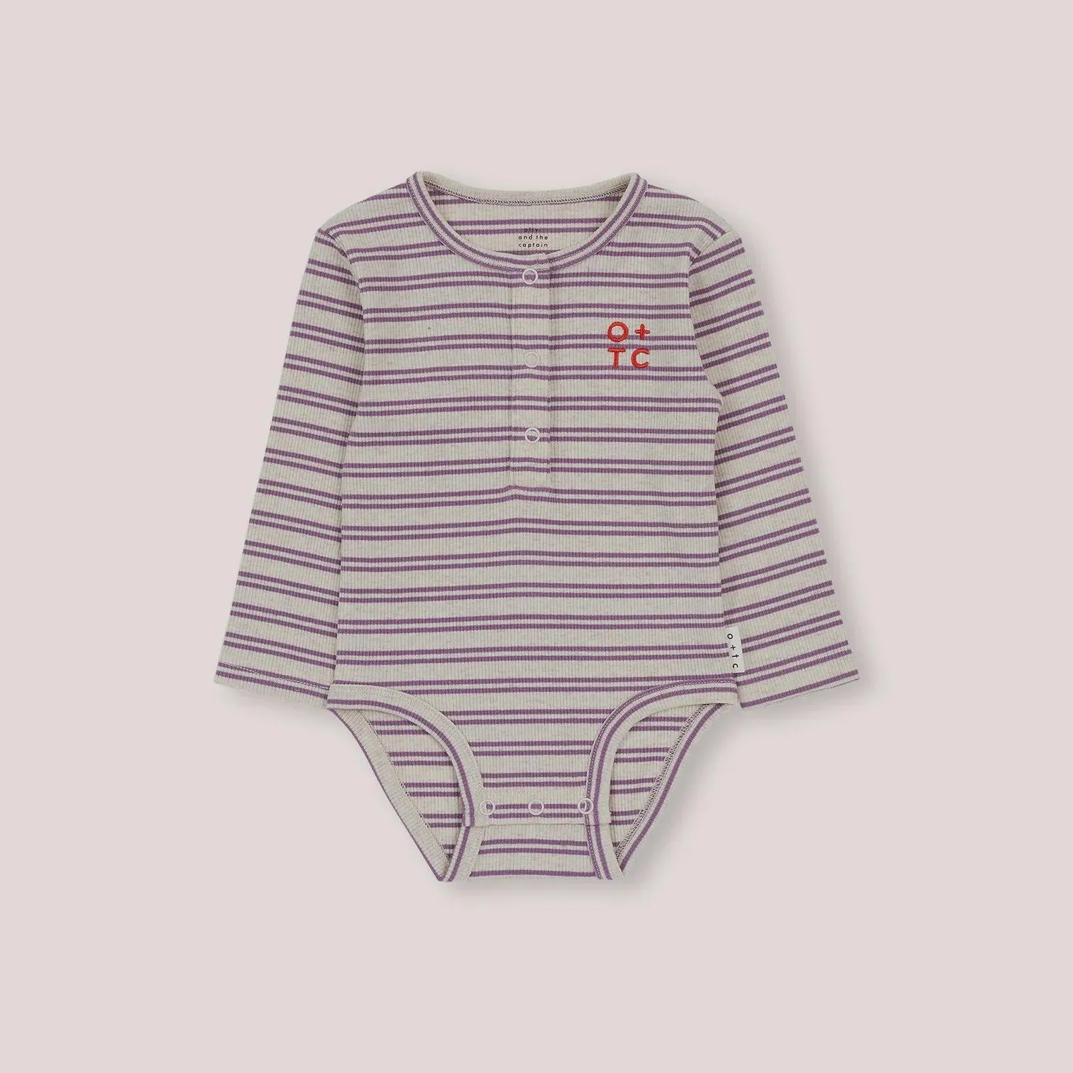 OLIVE AND THE CAPTAIN - VIOLA STRIPE LS BODYSUIT