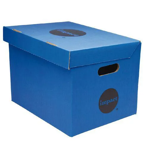Impact Archive Storage Box Blue Mid