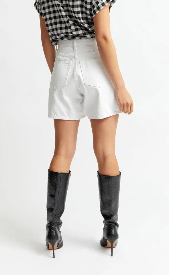 Button Fly Denim Short