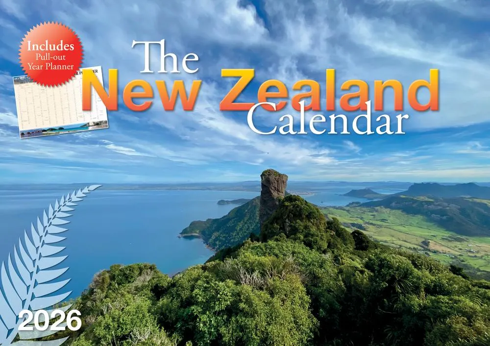 2026 New Zealand Wall Calendar with Planner