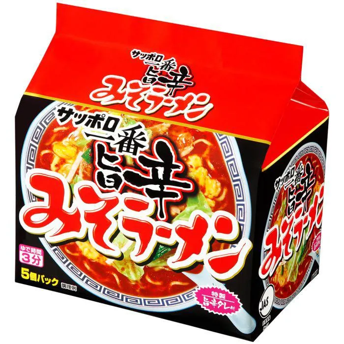 SANYO SHOKUHIN / INSTANT NOODLE (SAPPORO ICHIBAN MISO RAMEN UMAKARA) 510g