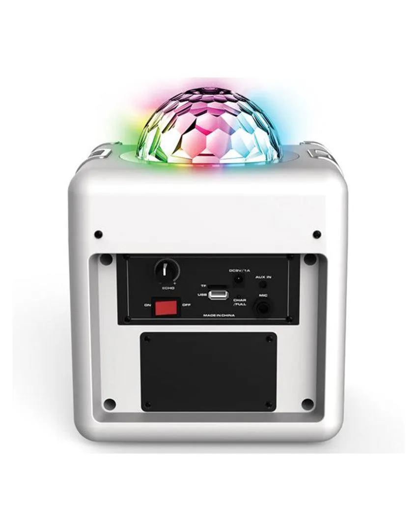 iDance BC100X Disco Cube Bluetooth Speaker With Mic
