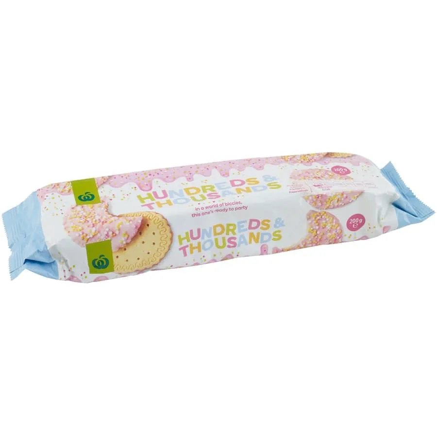 Woolworths Biscuits Hundreds & Thousands