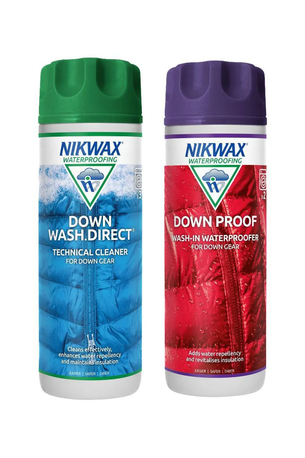Nikwax Down Wash Direct and Down Proof Twin Pack