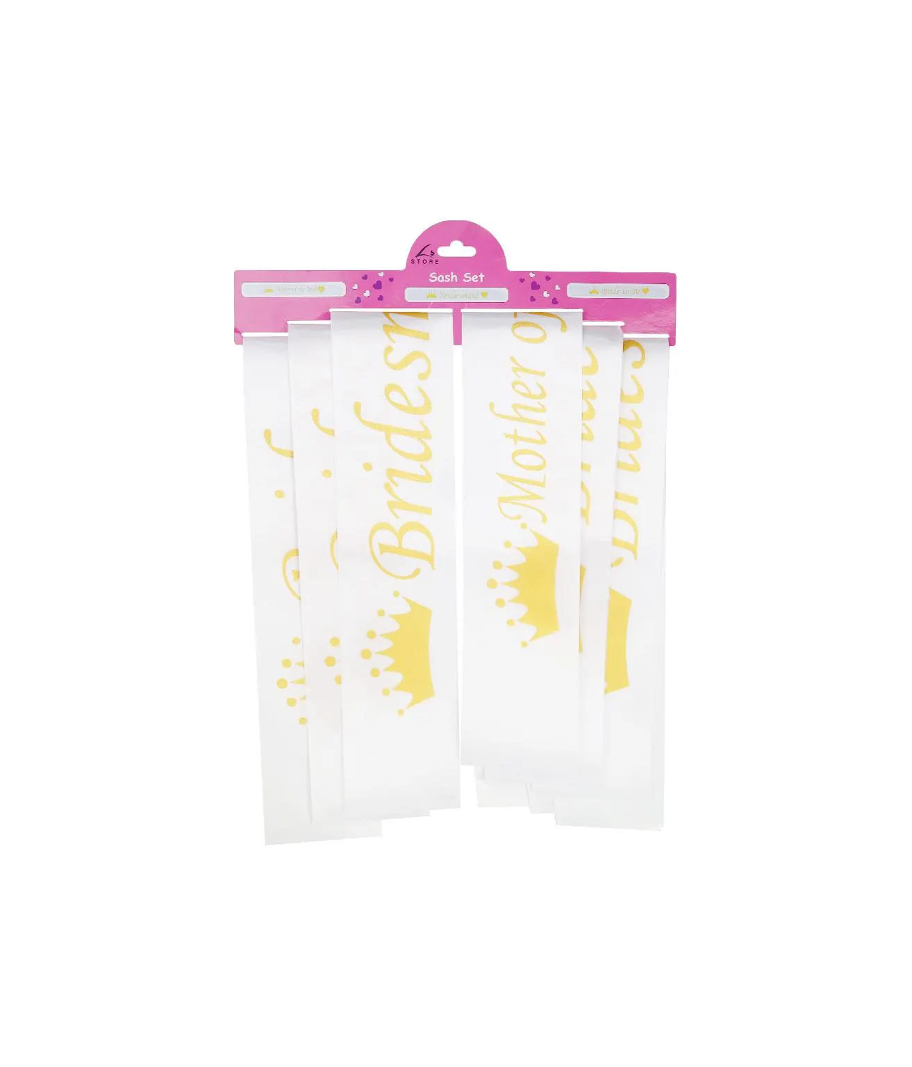 Hen’s Night Sash Set 6pk