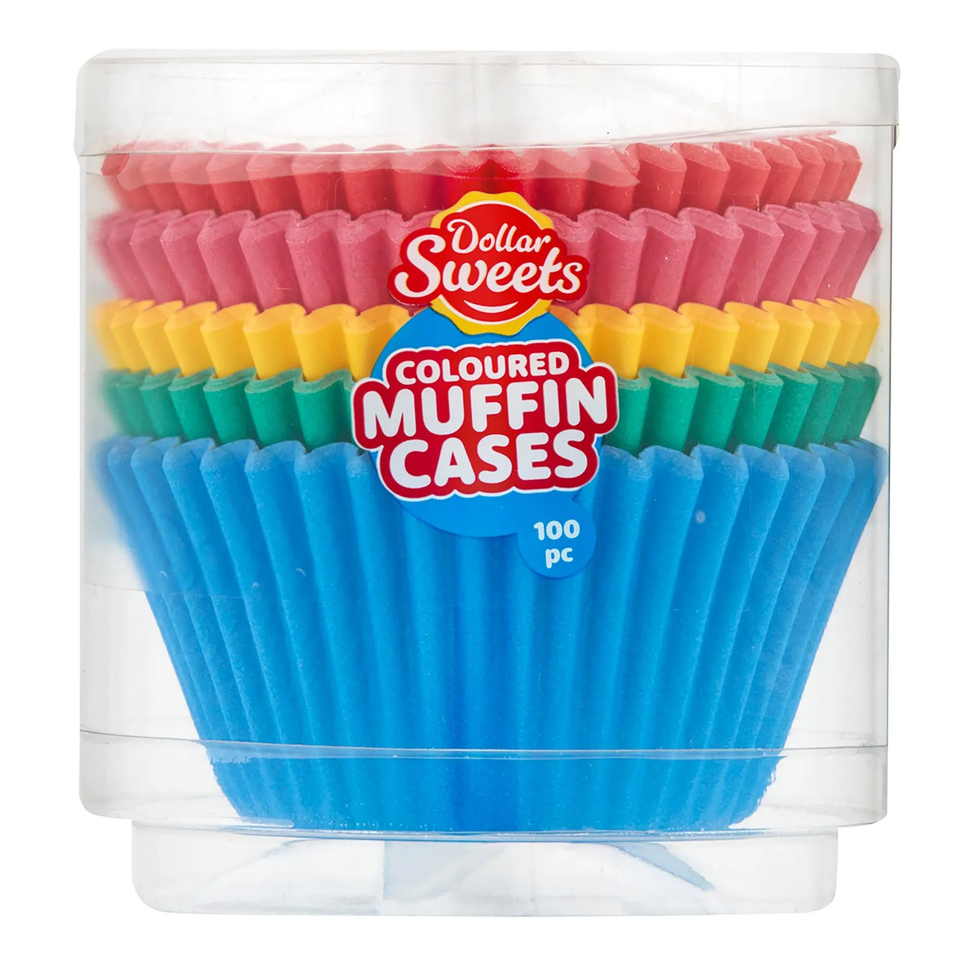 Dollar Sweets Muffin Cases Assorted 100pk