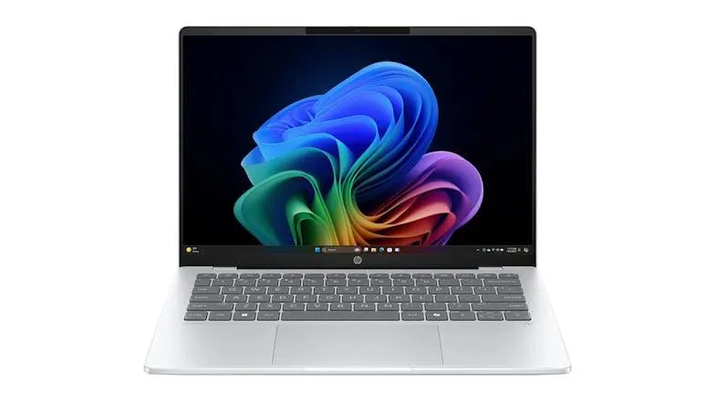 HP OmniBook 5 14" Laptop - Snapdragon X 16GB-RAM 512GB-SSD Copilot+ PC - Glacier Silver (14-HE00013QU)