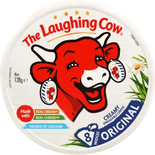 The Laughing Cow Cheese Wedges Original 128g