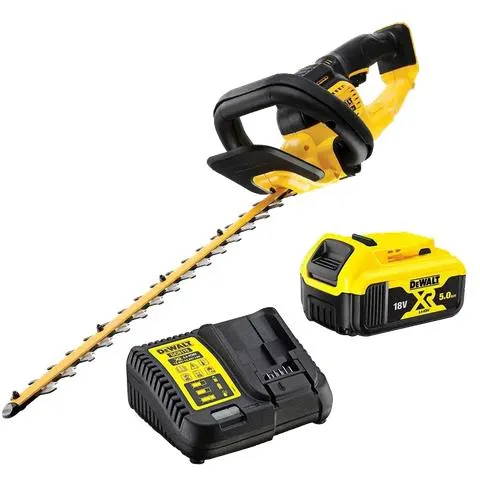 DeWalt Cordless Hedge Trimmer 550mm 18V 5Ah
