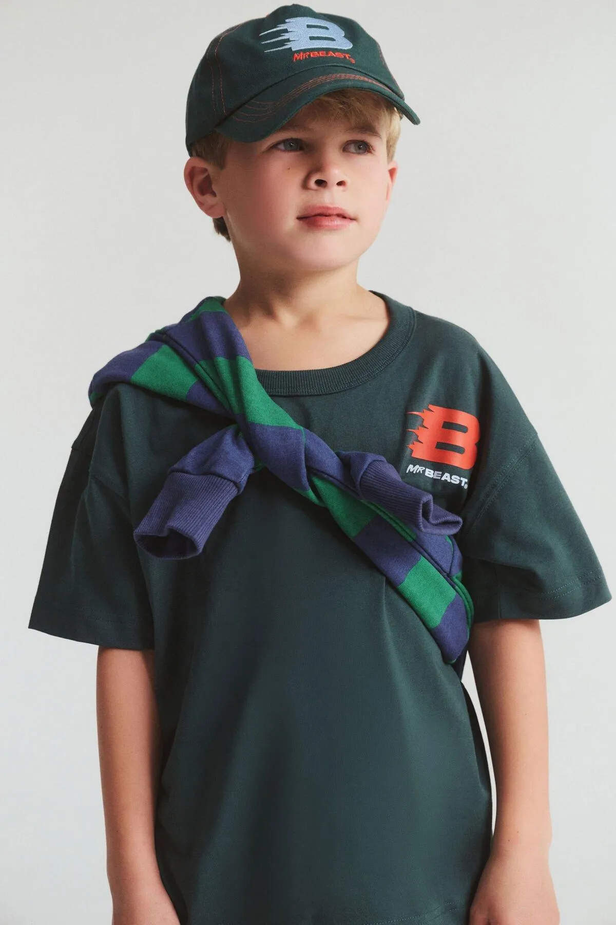 Mr Beast Drop Shoulder Short Sleeve Tee