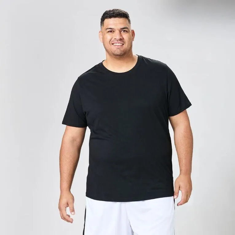 H&H Men's Crew Neck Short Sleeve Plain Tee