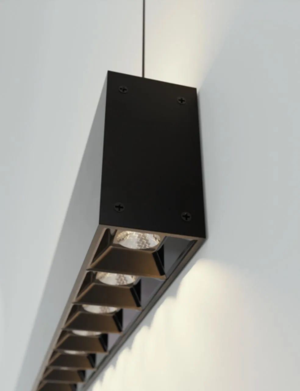 Termini 1800 LED Pendant Black