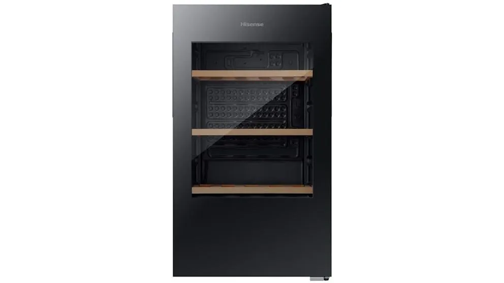 Hisense 30-Bottle Wine Cabinet with Reversible Door - Black
