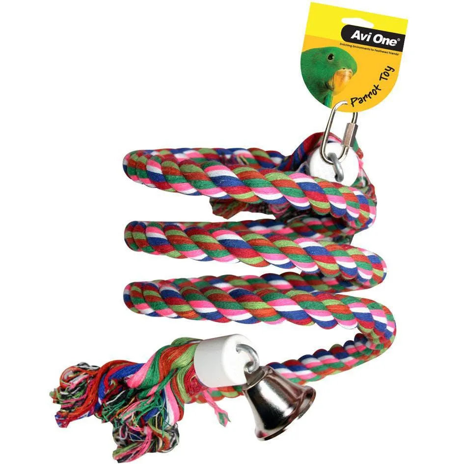Avi One Rope Twister Parrot Toy