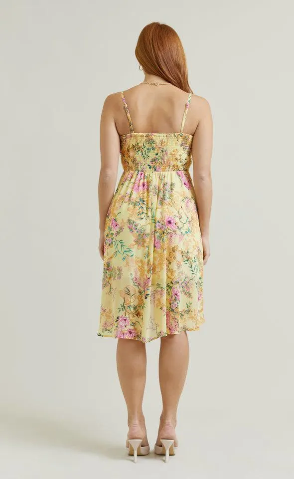 Chiffon Sweetheart Hi Low Dress