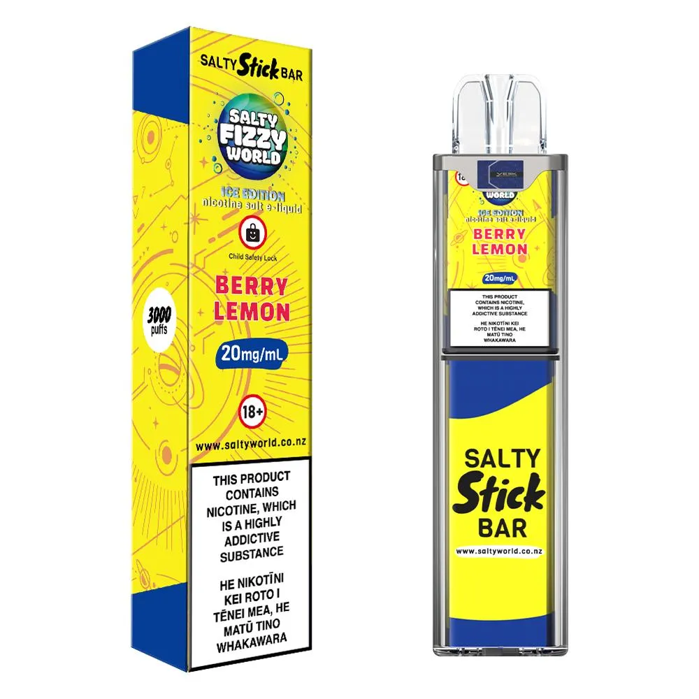 [Ice Edition] Salty Stick Bar Berry Lemon Disposable Vape