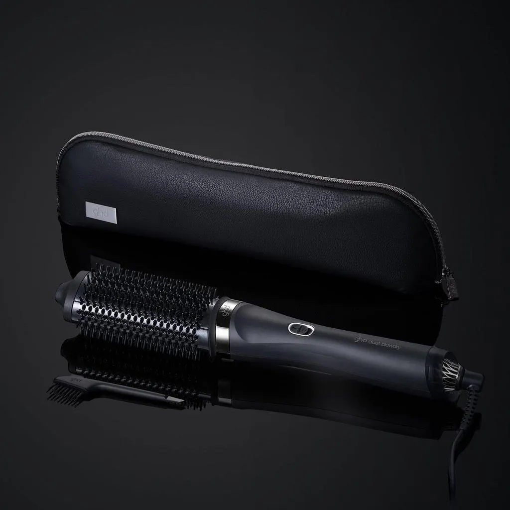 NEW GHD DUET BLOWDRY HAIR DRYER BRUSH IN BLACK