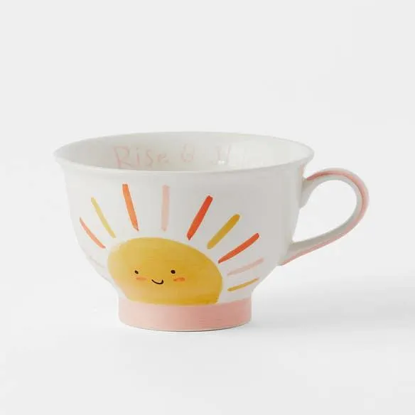Rise And Shine Pedestal Mug