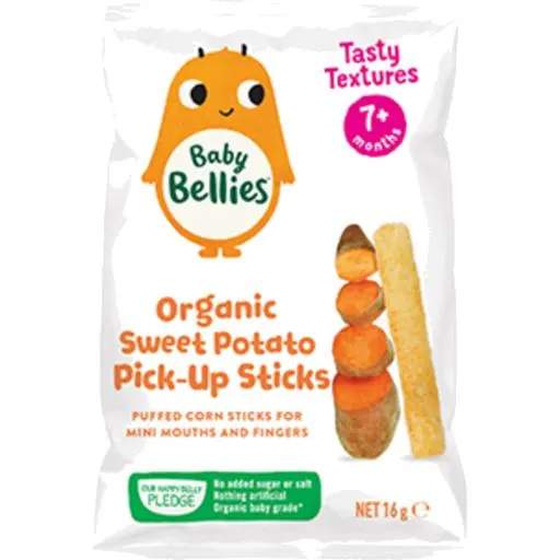 Baby Bellies Pick Up Sticks Organic Sweet Potato