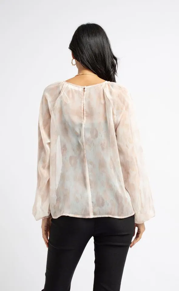 Chiffon Raglan Sleeve Top