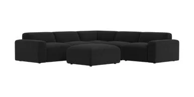 Malone 6 Piece Modular Corner Suite in Fabric