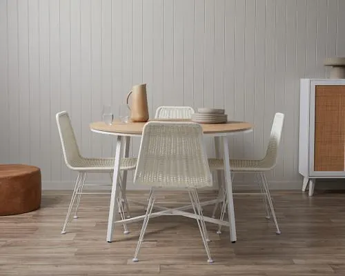 Reese 4 Seater Dining Table - White