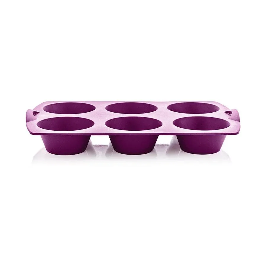 Tupperware Tupcakes Silicone Cupcake Mould Purple