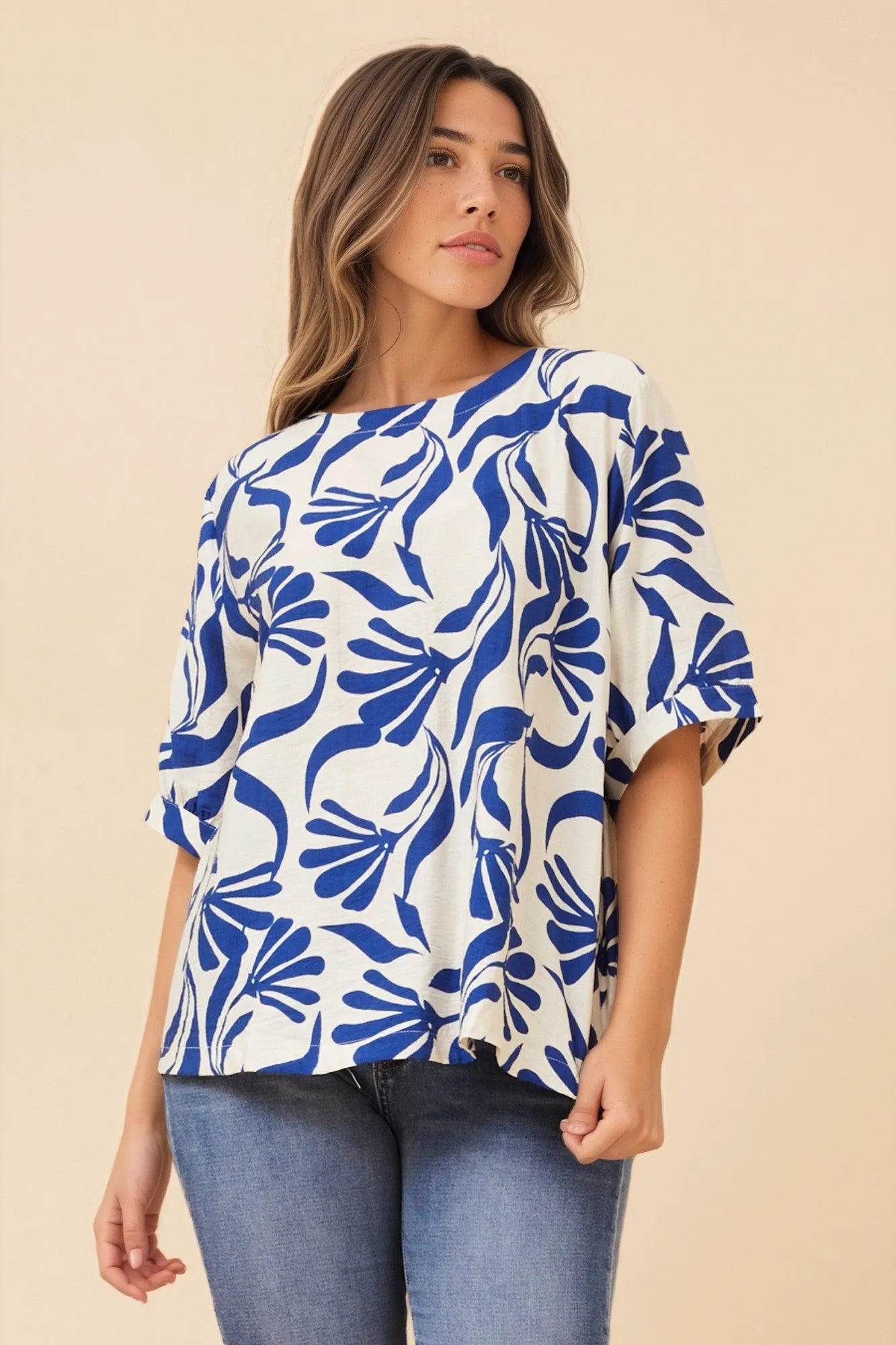 OSMOND ABSTRACT PRINT TOP