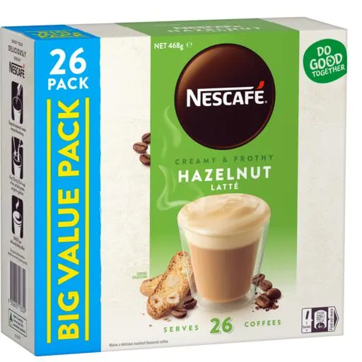Nescafe Hazelnut 26 Pack