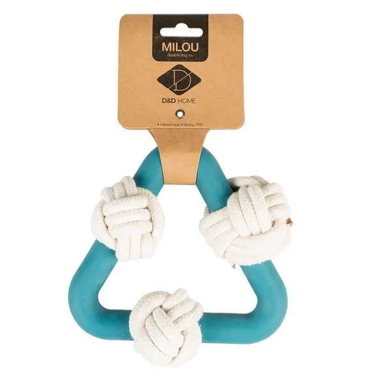 D & D Home Milou Lagoon Dog Toy Blue