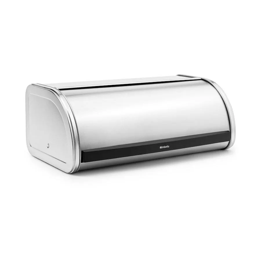 Brabantia Roll Top Large Bread Bin Matte Steel