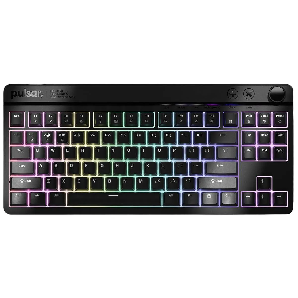 Pulsar Xboard MS TKL Mechanical Gaming Keyboard Linear Switch - Black