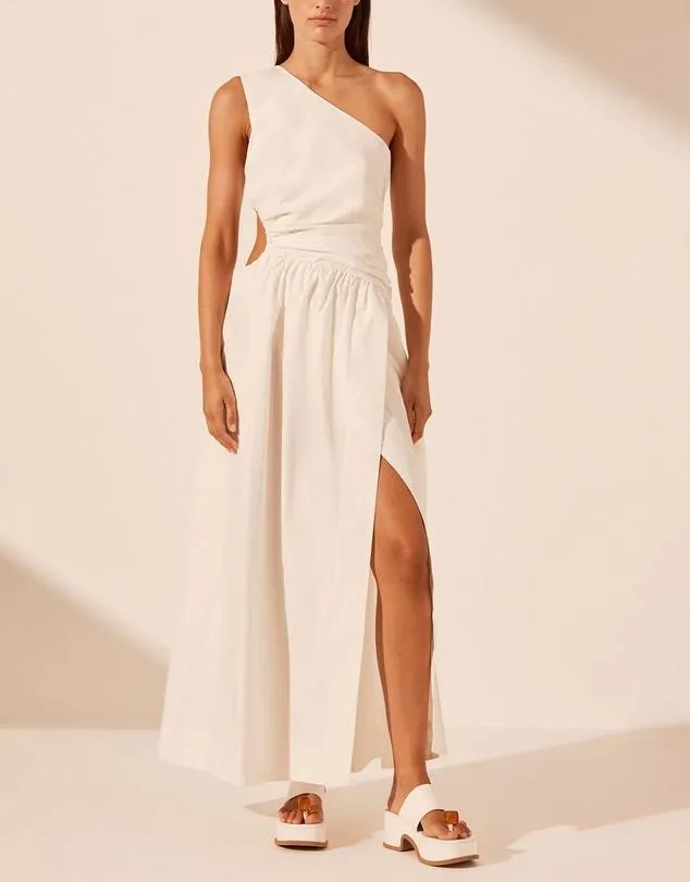 Josephine Asymmetrical Cut Out Maxi Dress