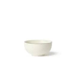 Stevens Cambridge Noodle Bowl, 18cm, White & Black