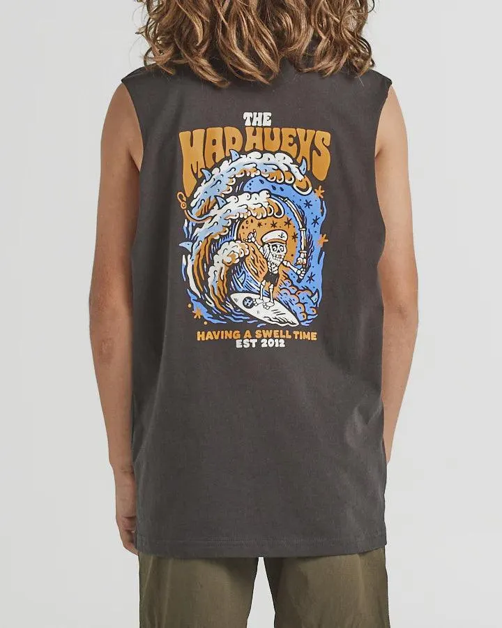 THE MAD HUEYS Having A Swell Time Youth Muscle - Vintage Black