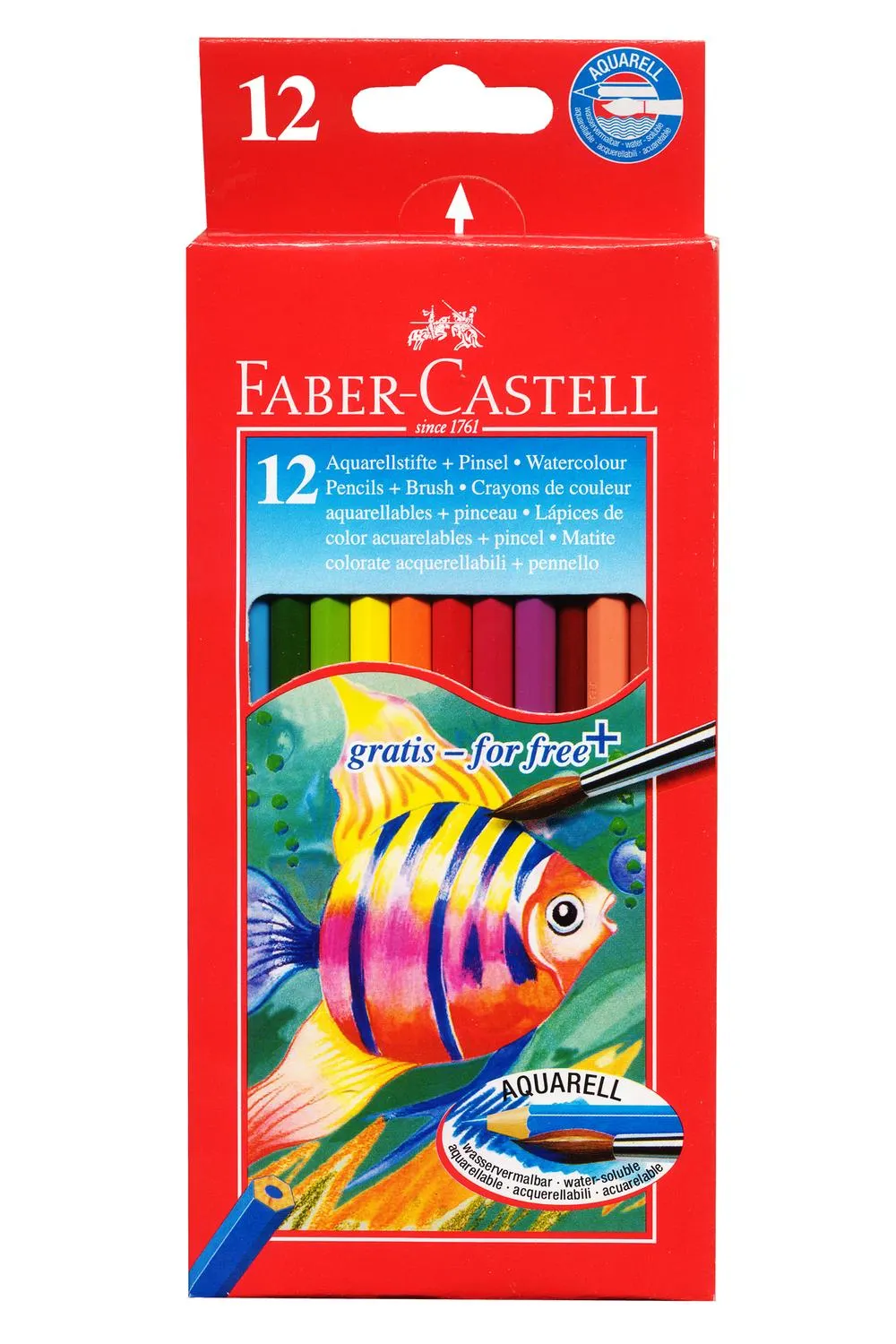 Faber Castell Watercolour Pencils Box 12