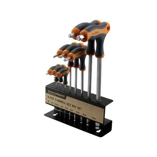 Craftright 8 Piece T-Handle Hex Key Set