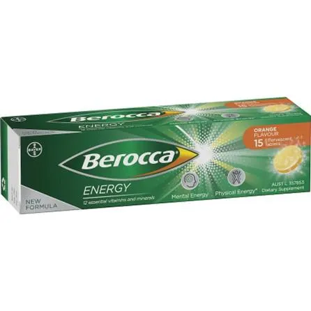 Berocca x15 Orange Tablets