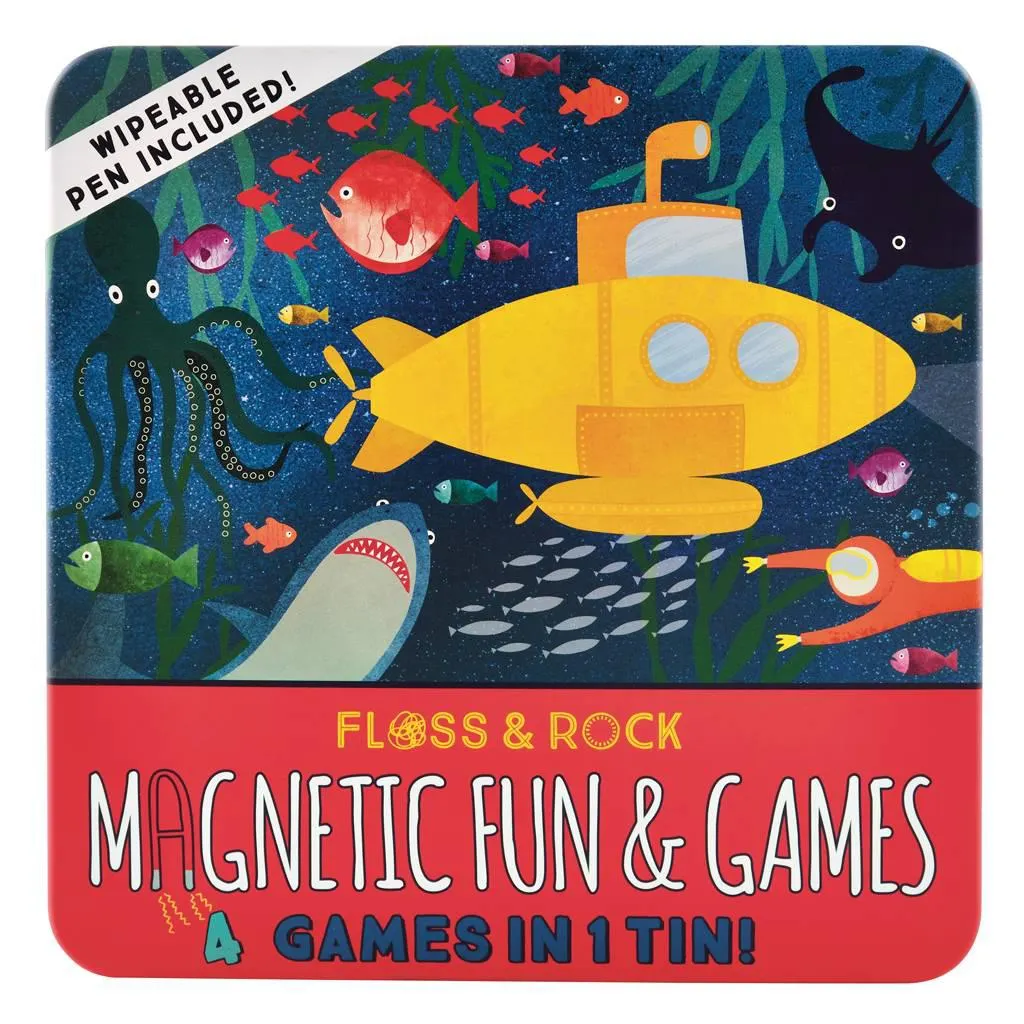 Floss & Rock | 4 in 1 Magnetic Games - Deep Sea